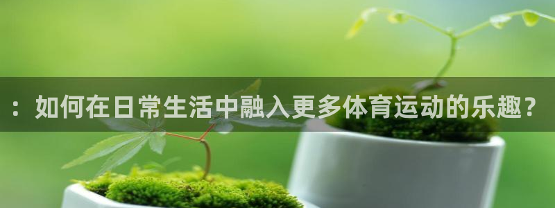 3377体育官网下载联系电话：：如何在日常生活中融入更多体育